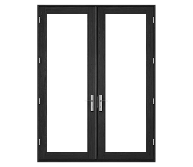 Pella Reserve Contemporary Wood Hinged Patio Door in Charlotte